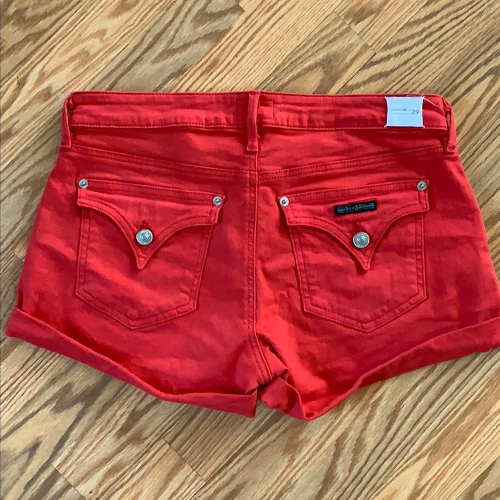 Hudson red shorts